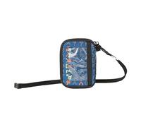 SKANDO Bags Lego - Portefeuille garçon - Espace pour jusqu'à 3 Cartes - Poche zippée intérieure et extérieure pour l'argent Liquide et Les Petits Objets, Lego Ninjago, Family, Lego Ninjago Family