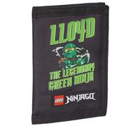 SKANDO BAGS Lego® - Portefeuille pour garçon - NINJAGO® Lloyd - Avec fermeture Velcro - Poche zippée pour pièces de monnaie - Idéal pour la gestion de l'argent de poche