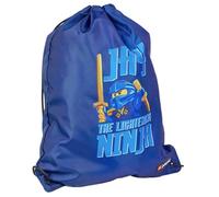 SKANDO BAGS LEGO - Sac de sport pour garçon - Ninjago Jay - Avec fermeture à cordon de serrage - Boucles de sécurité - Facile à transporter - Idéal pour le sport et l'entraînement