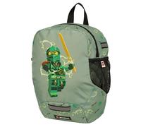 SKANDO BAGS Sac à dos de maternelle LEGO Ninjago Spinjitzu Master : sac léger avec bretelles réglables, porte-nom, poche latérale en filet et réflecteurs sur tous les côtés.