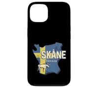 Skane Suède Carte de la Province rétro Souvenir Vintage Coque pour iPhone 13