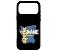 Skane Suède Carte de la Province rétro Souvenir Vintage Coque pour iPhone 17 Pro Max