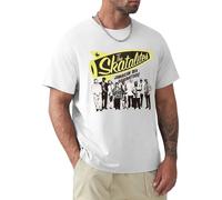 Skatalites T-Shirt Anime Clothes Plain T Shirt Men White S