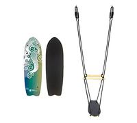 Skate balançoire pour Parcours Ninja Slackline - pour favoriser équilibre et Coordination - Peut s'installer sur Une Branche d'arbre