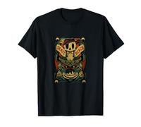 Skate Beach Skull - Retro Tattoo Skateboarding Art T-Shirt