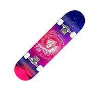 Skate Board， Skateboard Complet, 8 Couches d'érable Canadien, Planche à Double Coup de Pied, Skateboards for débutants, Adultes, Enfants, Adolescents(33)