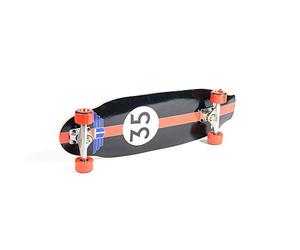Skate Cruiser 7 Plis avec Rouge Roue, 9.25" x 31.75"