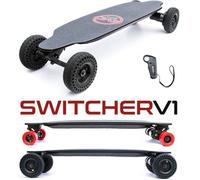 Skate électrique convertible - EVO SPIRIT - Switcher V1 - Batteries Lithium - Tout terrain et longboard