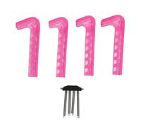 Skate Gardes de Hockey Gardes de Skate de Hockey Blade Protecteur Plastic Plastic Antiskide Couvertures de Lame réglable pour la Maison et la patinoire Utilisation de la Taille 24 (Rose)