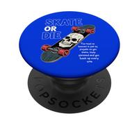 Skate motivation - skater attitude sport skateboard art PopSockets PopGrip Adhésif
