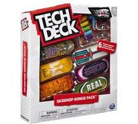 Tech Deck FINGER SKATE - - SKATE SHOP BONUS PACK - Atelier Authentique Finger Skates 96 mm A Personnaliser - 6028845 - Jouet Enfant 6 Ans et + - Plusieurs modèles disponibles