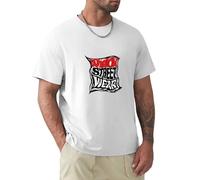 Skate Vision Streetwear Distort 1980S Men's Fashion T-Shirt White L