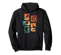 Skateboard 40ème Anniversaire Skateboard Skater 40 Ans Sweat à Capuche