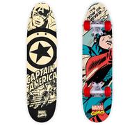 Skateboard Avengers Captain America - Bois d'érable robuste avec roues en PVC 95A