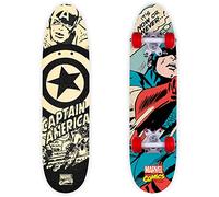 Skateboard Captain America en Bois (Bois) 61 x 15 x 8/10 cm (9940)
