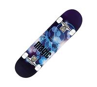 Skateboard Complet 31" x 8", 8 Couches d'érable, Double Kick, for Adultes, débutants, Adolescents, garçons et Filles(Black)