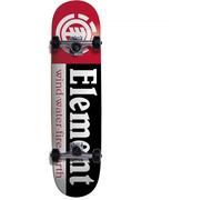 Skateboard Complet Element Section - 7.5 Inch Noir Rouge