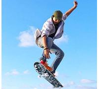 Skateboard Complet pour Enfants, Adolescents et Adultes, débutants, Double Kick Maple Deck Concave Cruiser Skateboard avec Outil en T (79.5 * 20 * 13 cm)