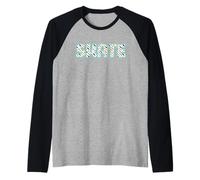 Skateboard Design Skateboarder Manche Raglan