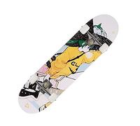 Skateboard, Double Kick Deck Concave Cruiser Trick Skateboard 31 x 8 Pouces, Skateboards complets for Enfants, Adolescents et Adultes