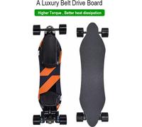 Skateboard électrique adulte avec une portée de 43 kilomètres,4 vitesses réglables, IP54 étanche, Longboard Convient pour une utilisation quotidienne