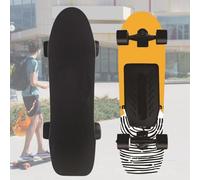 Skateboard électrique avec télécommande, moteur sans balais de 3000 W, vitesse maximale de 32 km/h, portée de 45 km, longboard pour adultes avec lumière ambiante