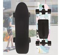 Skateboard électrique avec télécommande, moteur sans balais de 3000 W, vitesse maximale de 32 km/h, portée de 45 km, longboard pour adultes avec lumière ambiante