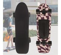 Skateboard électrique avec télécommande, moteur sans balais de 3000 W, vitesse maximale de 32 km/h, portée de 45 km, longboard pour adultes avec lumière ambiante