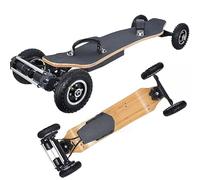 Skateboard éLectrique D'ExtéRieur Avec TéLéCommande, Cruiser Longboard Complet Pour Adultes, 4 Vitesses RéGlables, Vitesse Maximale De 40 Km/H, Autonomie De 15 à 20 Km, Capacité De Charge De 200 Kg,B