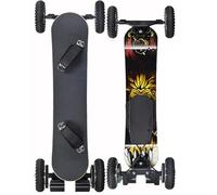Skateboard éLectrique D'ExtéRieur Avec TéLéCommande, Cruiser Longboard Complet Pour Adultes, 4 Vitesses RéGlables, Vitesse Maximale De 40 Km/H, Autonomie De 15 à 20 Km, Capacité De Charge De 200 Kg,A