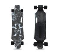 Skateboard Électrique pour Adultes, Longboard Complet de Croisière avec Affichage À Distance Et À la Vitesse, Batterie de 110Wh, Vitesse de Pointe de 25 Km/H, Plage Maximale de 15 Km A