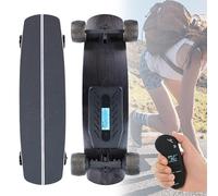 Skateboard Électrique Professionnel pour Adultes avec Numérique Télécommande Roue Tout-Terrain Freinage Fluide a 4 Vitesses pour Les Trajets Quotidiens et Aventures en Plein Air 30km