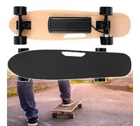 Skateboard électrique robuste avec télécommande - Capacité de 150 kg, moteur sans balais de 22 km, contrôle à 3 vitesses, autonomie de 8 km, charge rapide de 2 h, pour longboards électriques