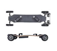 Skateboard électrique tout-terrain, 10000mAh Mountain electric Longboard with Remote Control Skateboard, Maximum Speed 40 km/h, Load 120 kg, 30°Climbing