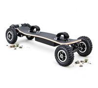 Skateboard électrique Tout-Terrain, Charge maximale 150 kg | Planche Électrique Longboard, Fournit un Voyage Tout-Terrain Motorisé, Angle de Montée de 30°, pour Adultes