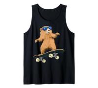 Skateboard en marmotte Débardeur