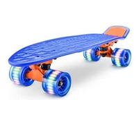 Skateboard Enfant - Hurtle - Roues en PU avec Lumière LED - Bleu Bleu G