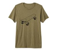 Skateboard Graphic Skatepark Action Sport T-Shirt Haut de Gamme