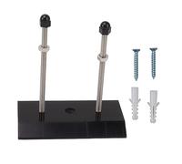 Skateboard Hanger Durable Acrylic Vertical Floating Effect High Stability Skateboard Wall Mount Deck Display Storage (Black)