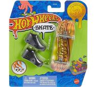 Skateboard MATTEL HW Skate doré + chaussures HYH25