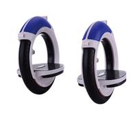 Skateboard non gonflable de type fendu silencieux, planche à roulettes à haute vitesse, planche de transport pour adulte en plein air, roue de soutien antidérapante (bleu)