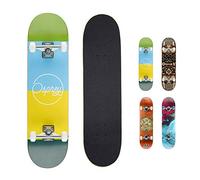 Skateboard Osprey complet débutants double kick trick, 31 x 8”, deck érable