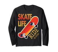 Skateboard Passion - Planche de Skate Sports extrêmes Manche Longue