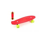 Skateboard - pennyboard 43cm, capacité de charge 60kg axes en plastique, roues rouges, vertes