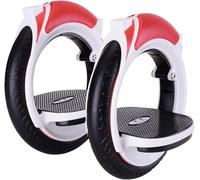Skateboard Portable Sans Planche, Deux Roues Automotrices, Plaquettes De Frein Résistantes À L'usure, Surface Antidérapante, Adapté Au Surf Sur Route Freestyle, Skateboard Portable(Red)