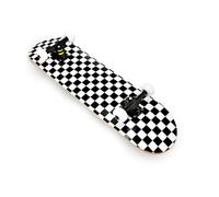 Skateboard pour débutants - Skateboard standard double kick - Kit de démarrage - Skateboard cruiser à 7 couches de 31 pouces - Skateboard concave avec camion en alliage d'aluminium pour enfants et