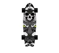 Skateboard pour Enfants, Skateboard 28x8 Pouces, adapté aux débutants, Adultes, Adolescents, Plateau en érable à 8 étages avec roulements Billes ABEC-7(I)