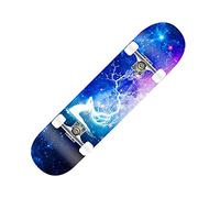 Skateboard pour Enfants, Skateboard 31", Complet 8 Plis érable concave Cruiser, Skateboards for garçons Adolescents Adultes débutants(26)