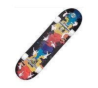 Skateboard pour Enfants, Skateboard Complet 31" x 8", 8 Couches d'érable, Double Kick, for Adultes, débutants, Adolescents, garçons et Filles