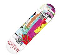 Skateboard pour Enfants, Skateboard Complet, 8 Couches d'érable Canadien, Planche à Double Coup de Pied, Skateboards for débutants, Adultes, Enfants, Adolescents(7)